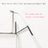 DIY accessories for clothing hangers (underarm support rods)