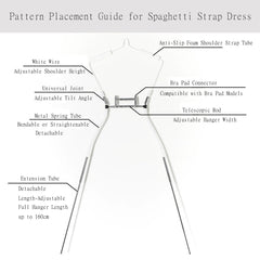 Photography Styling Hanger for Dress and Tank Top