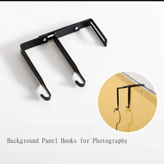 Gancho para Cabides em Painel de Fundo Fotográfico