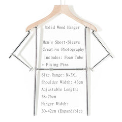 Men's Short-Sleeve Garment Photography Styling Hanger