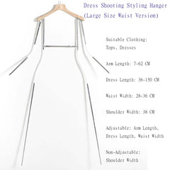 Dress Wooden Rod Photography Mannequin Hanger