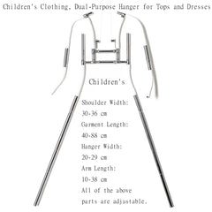 Children's top and dress dual-purpose photo shoot hanger