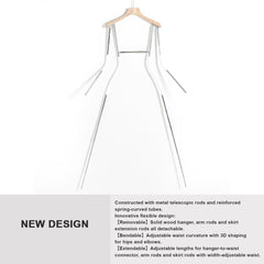Dress Wooden Rod Photography Mannequin Hanger