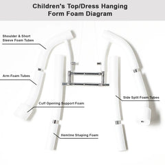 Children's top and dress dual-purpose photo shoot hanger