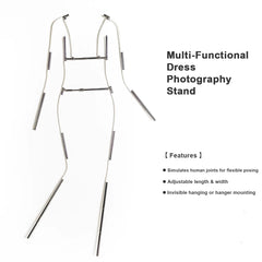 Multi-Functional Dress Photography Styling Hanger