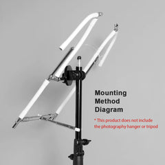 Styling Hanger Fixed Axis + Tilt Telescopic Rod