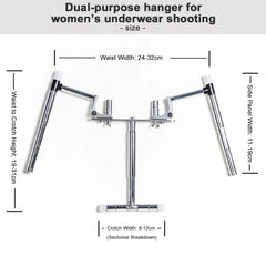 女性用下着撮影用多機能ハンガー