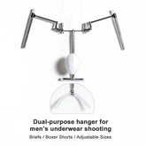 Cintre Multifonction pour Photographie de Sous-vêtements Masculins