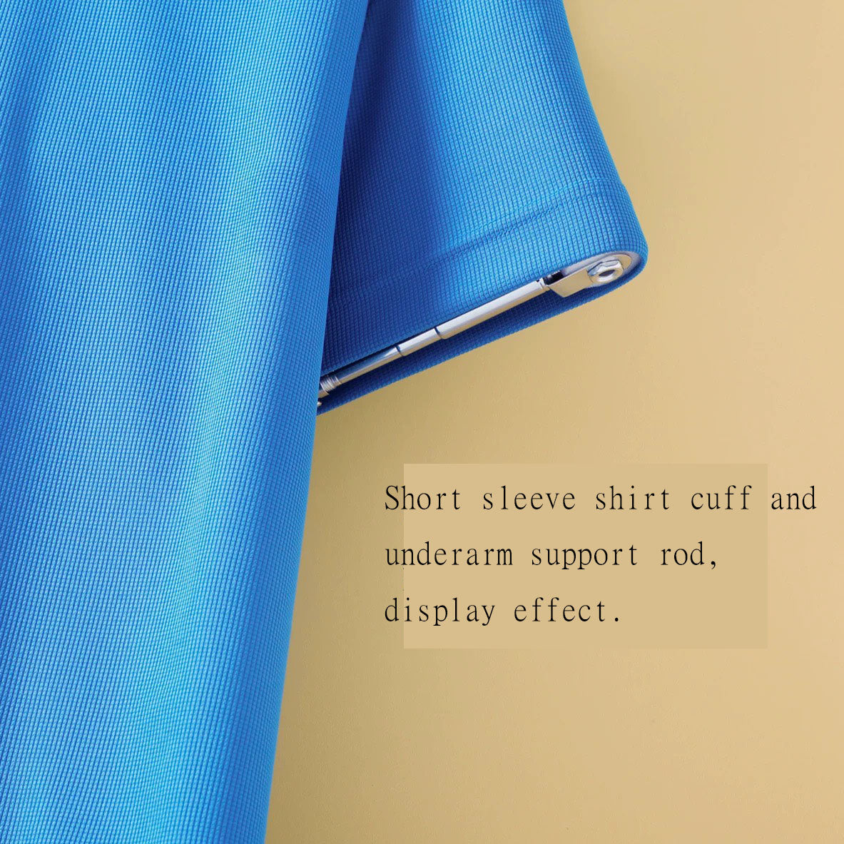 DIY accessories for clothing hangers (underarm support rods)