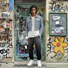 Chaqueta vaquera corta Patrón de costura PDF Descarga digital DIY talla 3XL