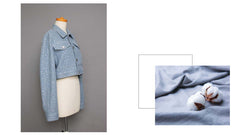 Cropped Denim Jacket PDF Digital Product DIY