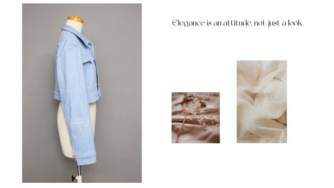 Cropped Denim Jacket PDF Digital Product DIY