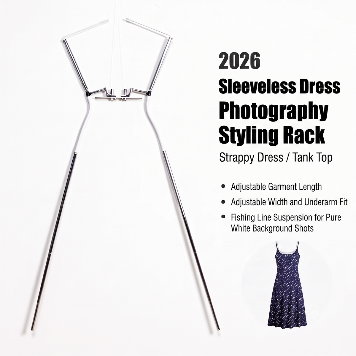 Sleeveless Dress Photography Styling Hanger