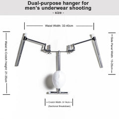 Percha Multifuncional para Fotografía de Ropa Interior Masculina