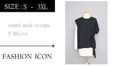 Camiseta de punto con cuello redondo y lazo – Patrón digital PDF – DIY