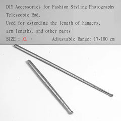 إكسسوارات تصوير الملابس DIY (قضيب قابل للتوسع)